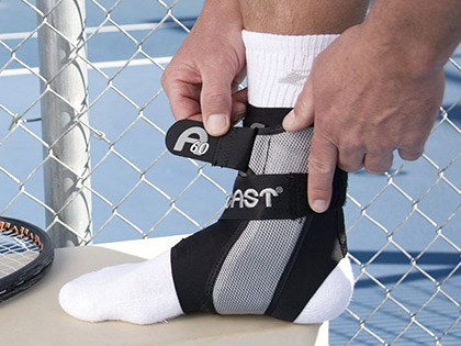 Ankle support for achilles tendonitis