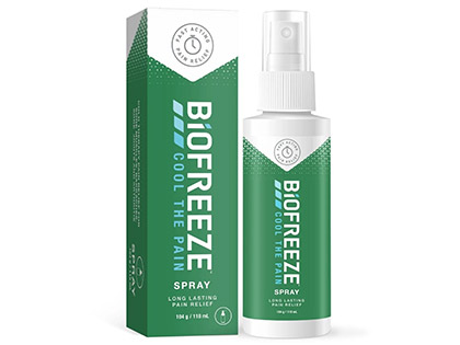 Biofreeze pain relief rubs and sprays