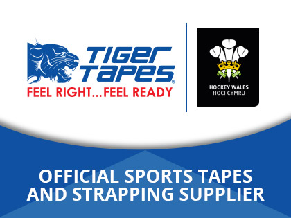 Tiger Tapes Becomes the Official Supplier to Hockey Wales.