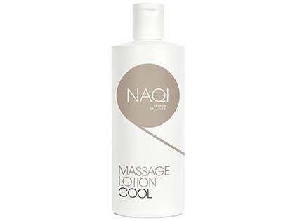 Cooling massage lotion