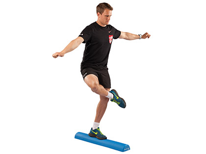 Balance Training with Foam Roller